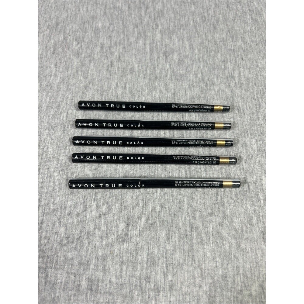 Avon True Color Diamonds Glimmersticks 24 KARAT Lot Of 5 SEALED-NEW-Retired